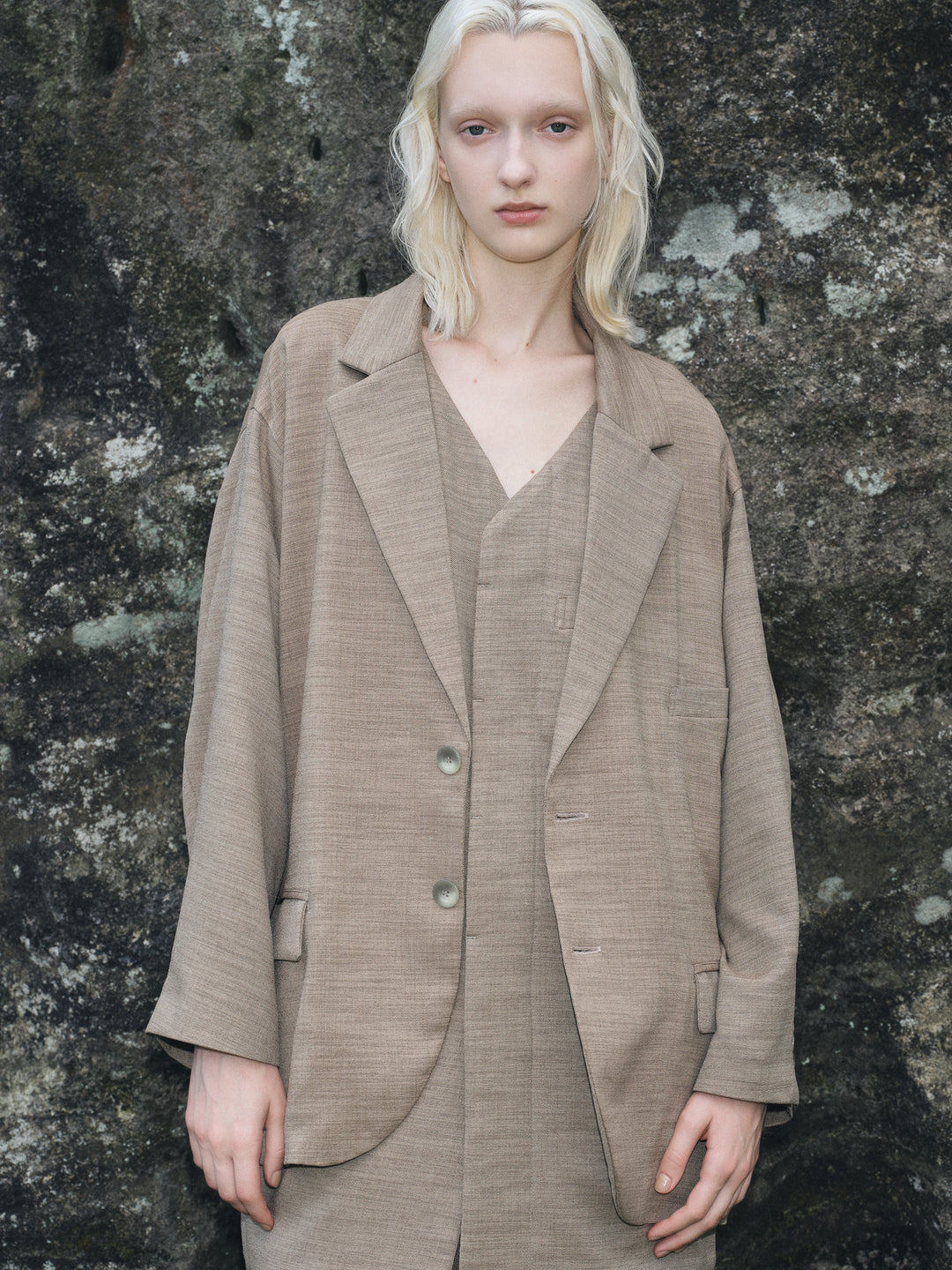 dry slub twill 2B jacket – RYU