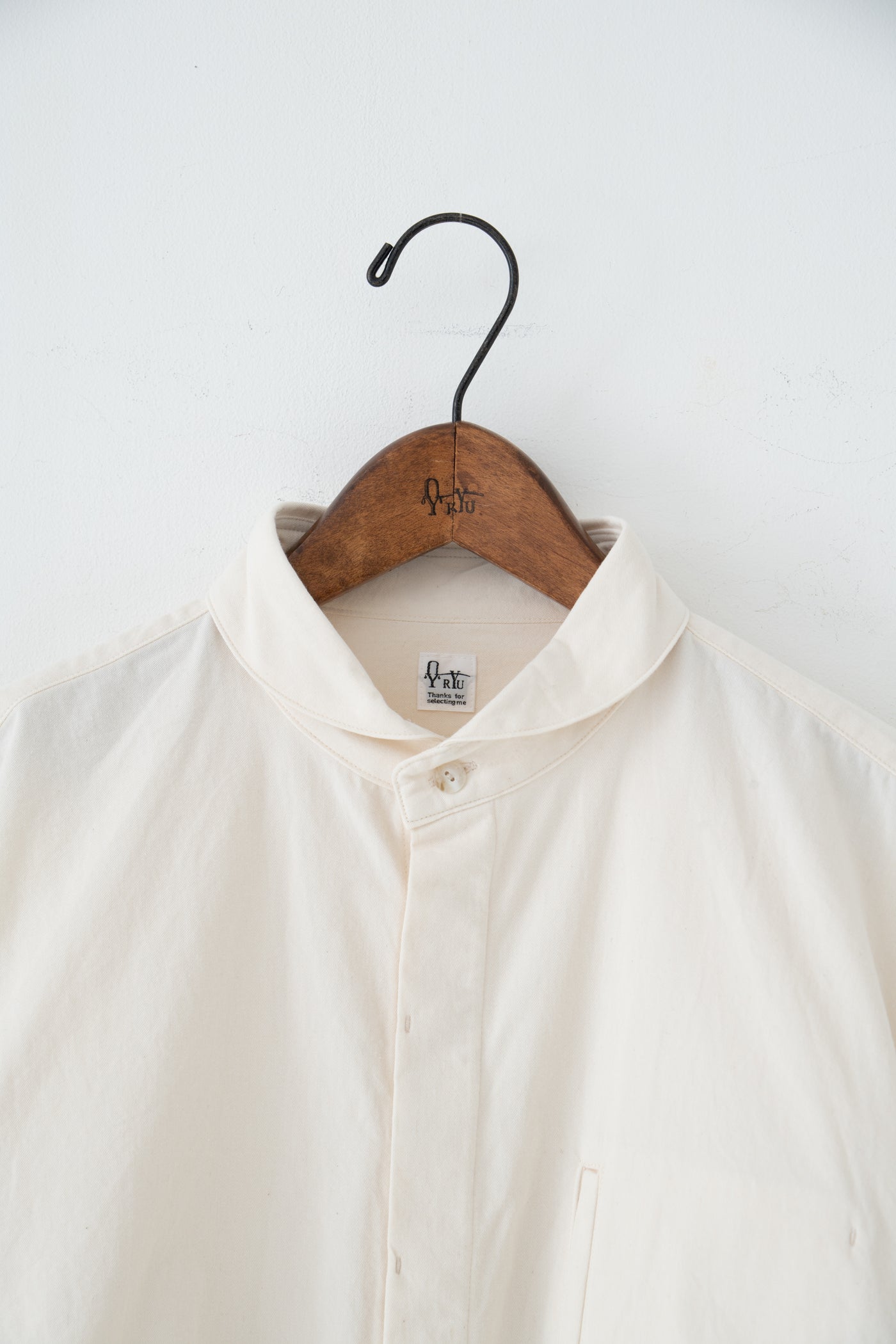 shawl collar over shirt