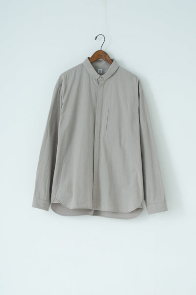 square collar over shirt