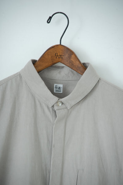 square collar over shirt