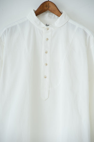 shawl collar over bosom shirt