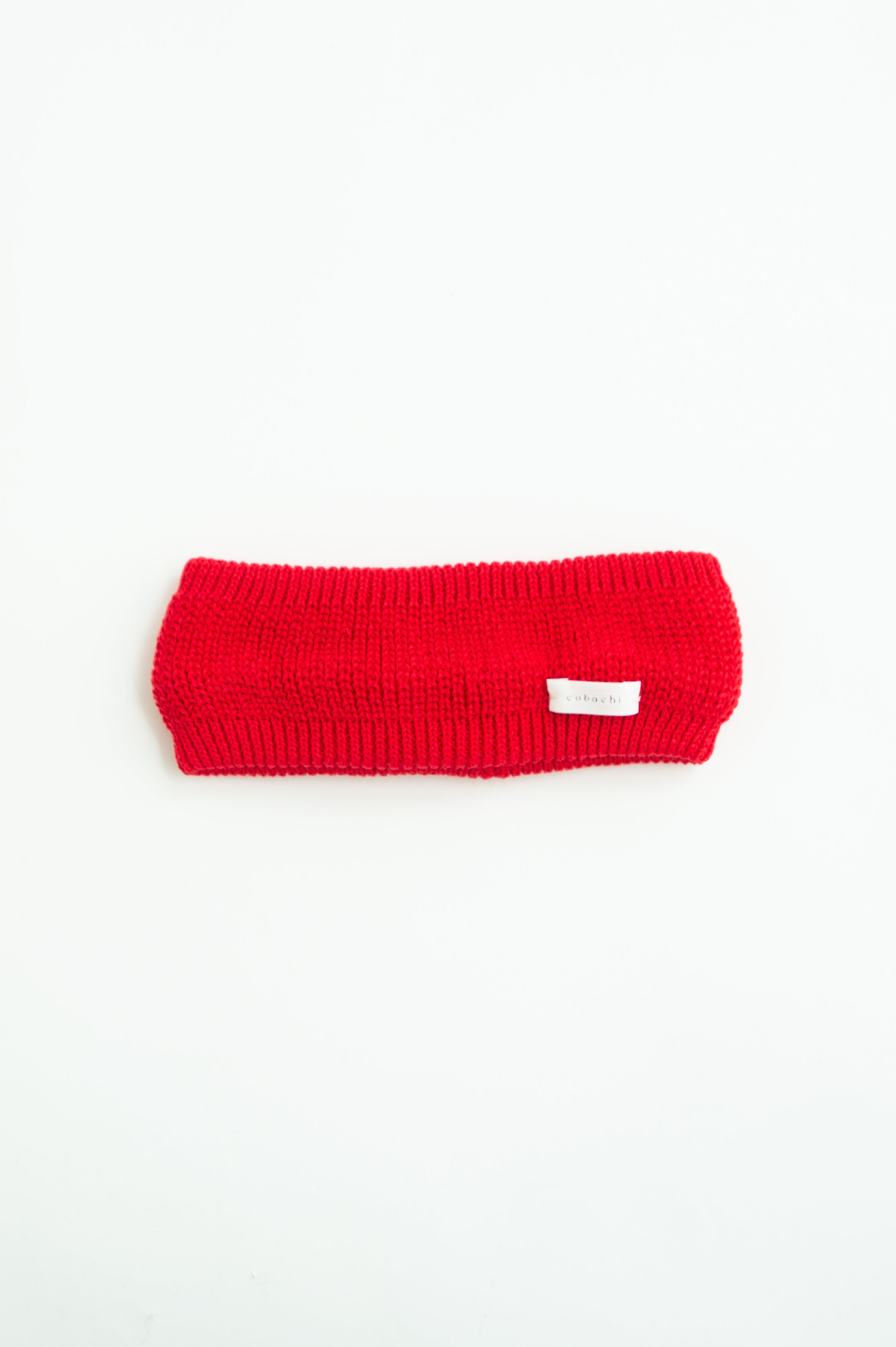 cotton head band red