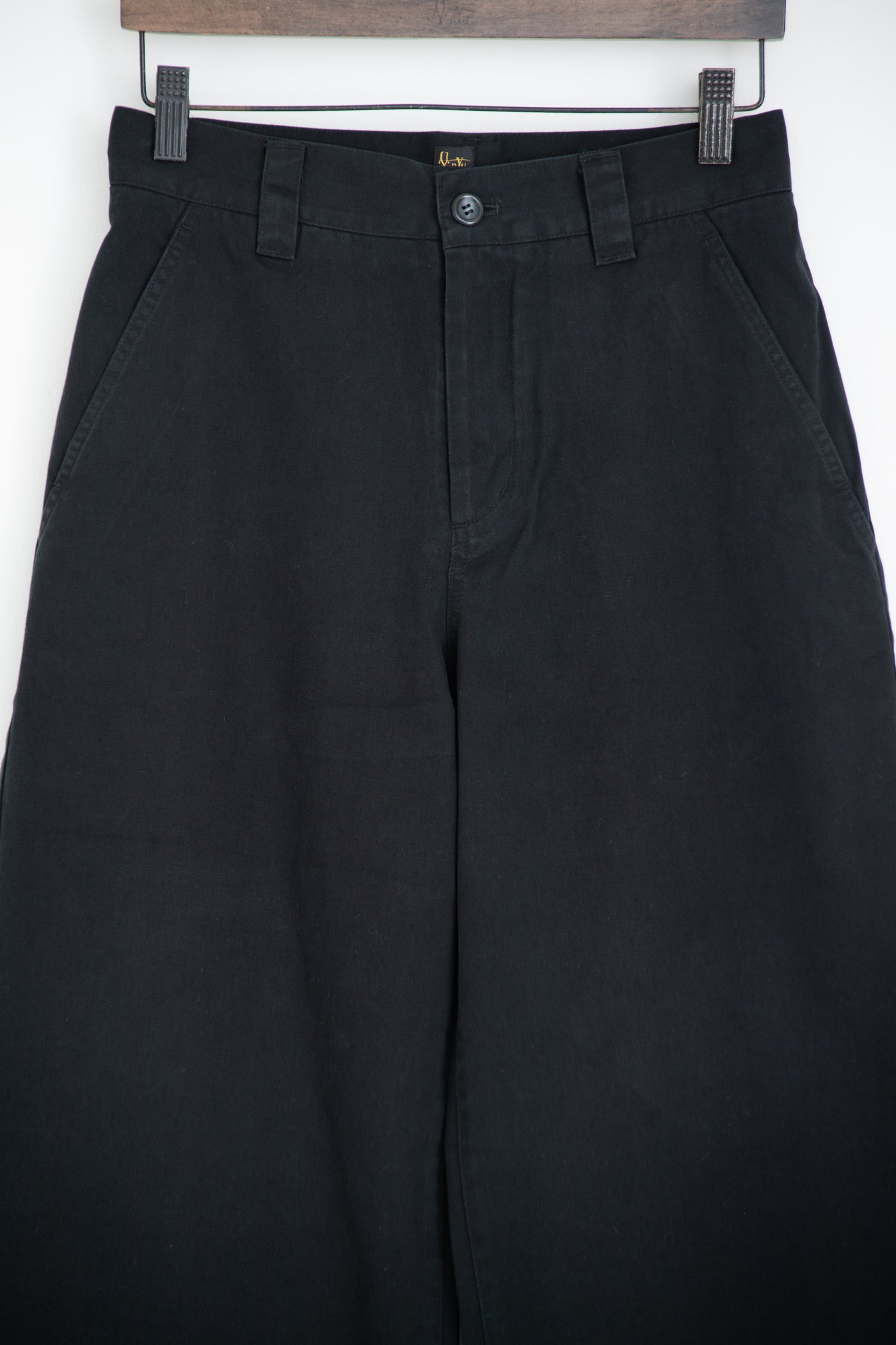 vintage satin wide full-length pants