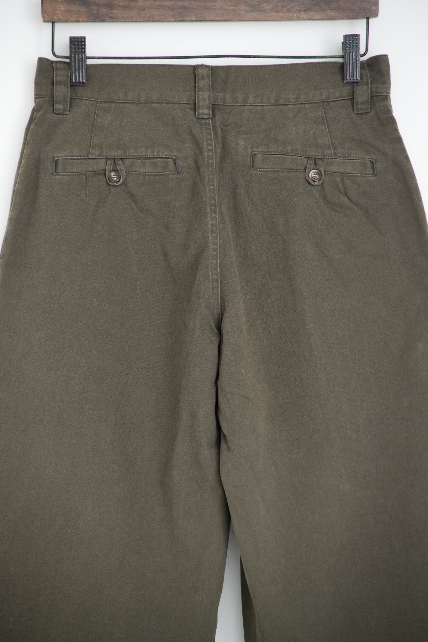 vintage satin 4/5 wide pants