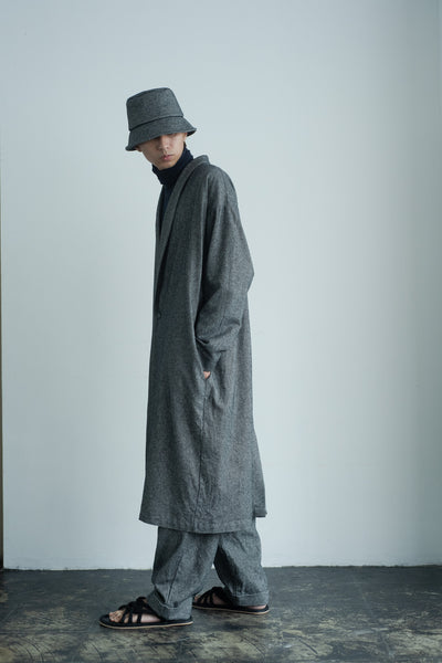 cotton tweed nomad coat