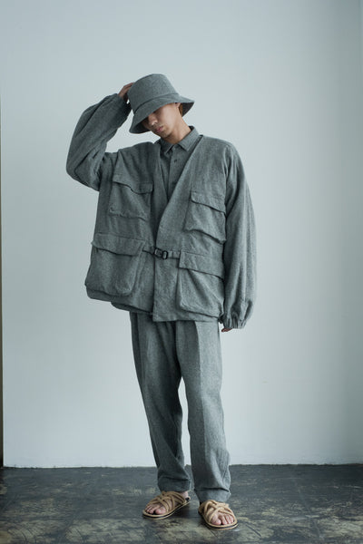 cotton tweed nomad jacket