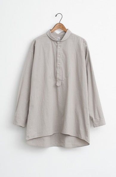 shawl collar over bosom shirt