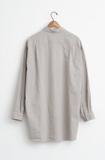 shawl collar over bosom shirt