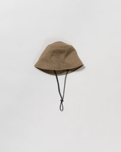 dry slub twill cloche hat