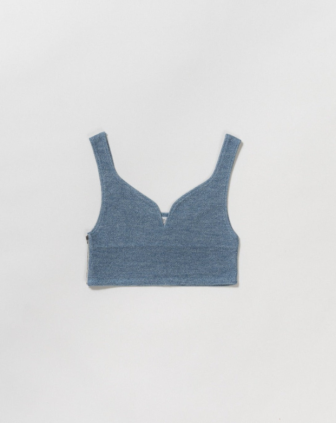 indigo cloth bustier